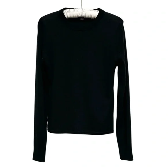 J. Crew Black Crew Neck Sweater - Picture 2 of 6